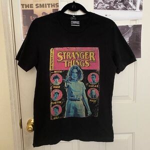 Stranger Things Season 3 Comic Book Cover Graphic Tee